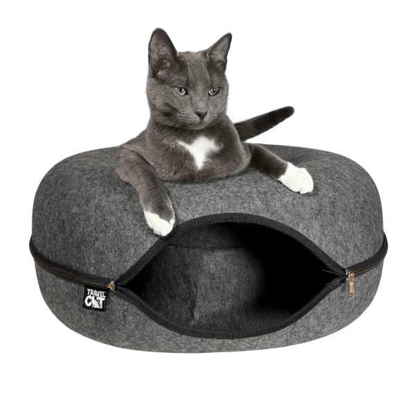 "Donut!" Cat Hideaway Cave