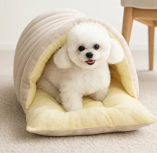 Thickened and warm bed for dogs